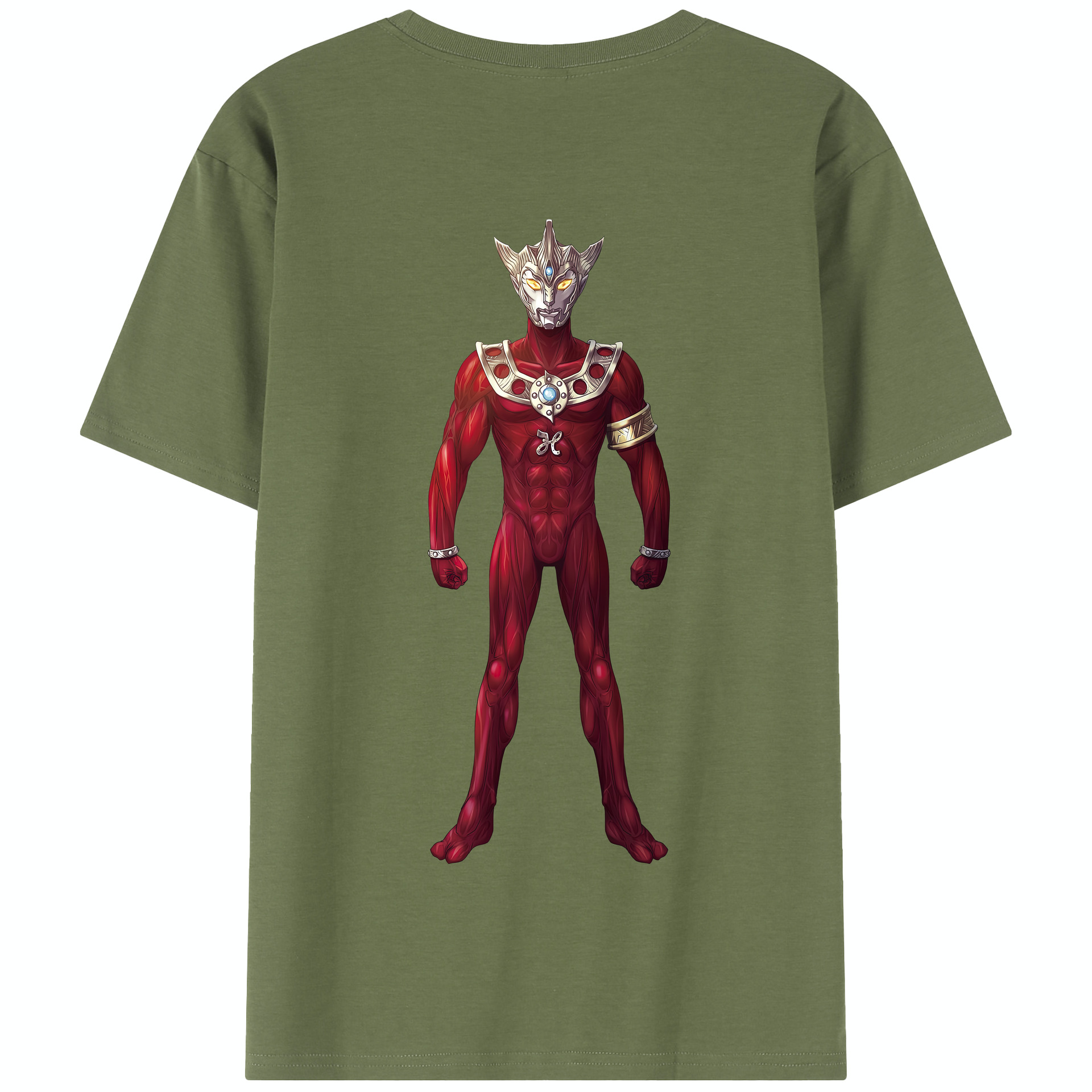（画像用） ウルトラマン Ultraman 綿100％半袖Tシャツ（背面プリント）